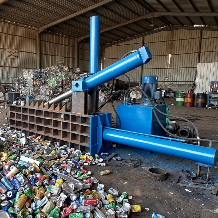 آلة كبس وضغط الخردة – شركة الخطوط الذهبية